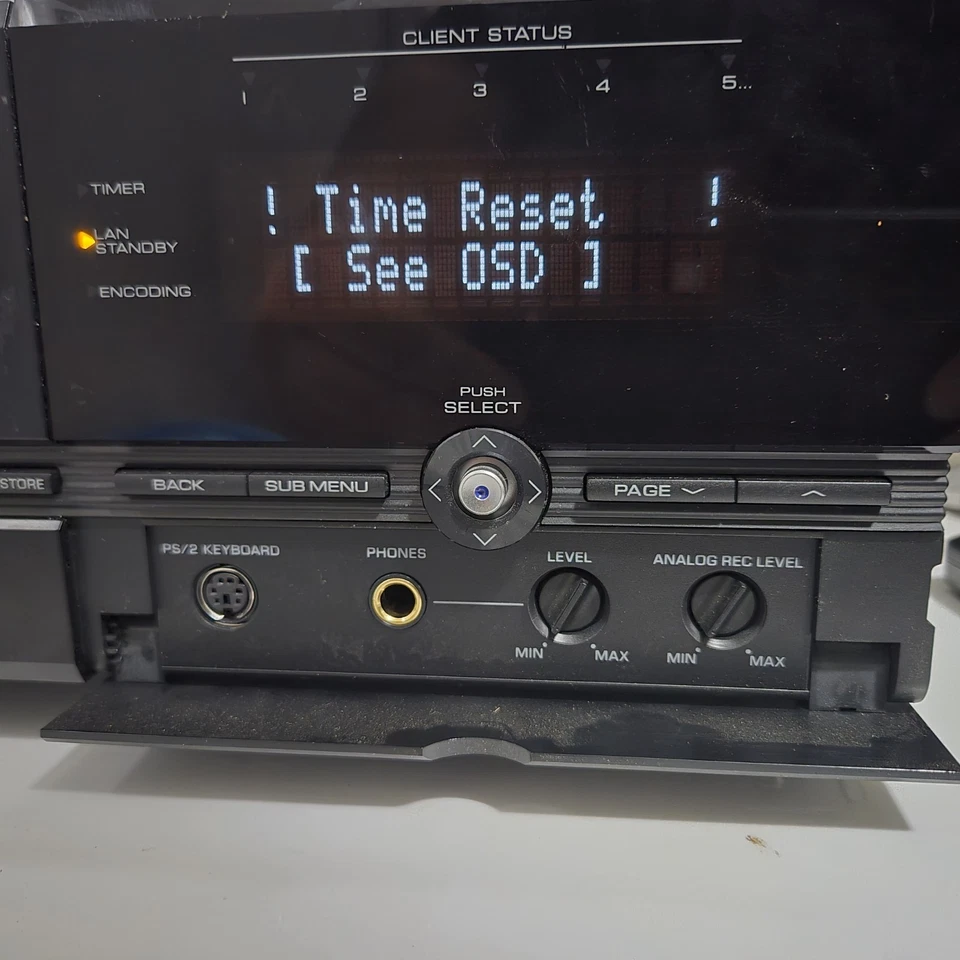 Yamaha McX-1000 estéreo CD servidor de música reproductor de CD con cable de alimentación Foto 3 de 4