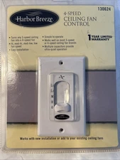 Harbor Breeze 130624 Ceiling Fan Wall Control Sealed NEW
