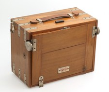 Friedrich Kunze Hamburg 13x18 cm Kamera mit Extra Rapid Aplanat 13:18