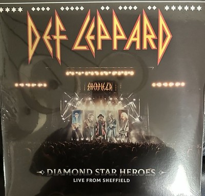 Def Leppard - Diamond Star Heroes: Live From Sheffield (2LP) Red Splatter Vinyl