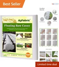 Weather-Resistant Plant Covers - 0.55oz Floating Row Cover for Multi-Crop Care