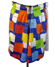 Lacrosse Unlimited Swim Trunks Multicolor Men's 32 Waist Polyester Mesh Lined