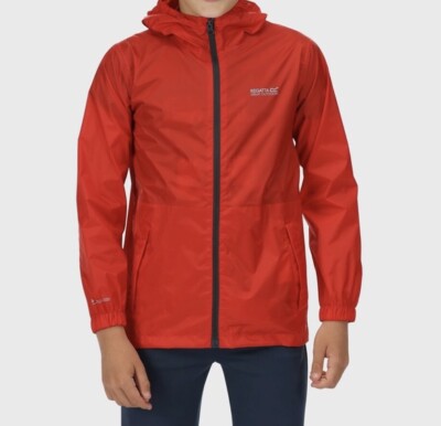 Regatta Kinder Pack It Waterproof Packaway Jacke Fusion Coral Gr. 14 Jahre UVP 42