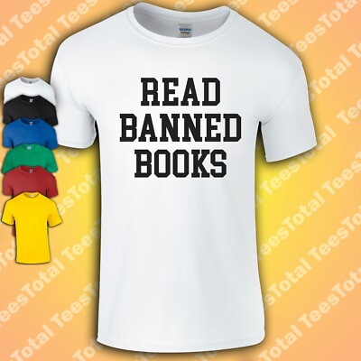 T-Shirt Verbotene Bücher lesen | Redefreiheit | Zensur | Demokratie