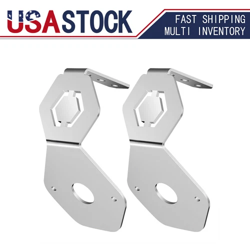 For Watermelon Mirror Turn Signal Light Angled Bracket Stainless Steel