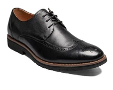 Men's Stacy Adams Ethan Wing Tip Lace Up Black 20188 001