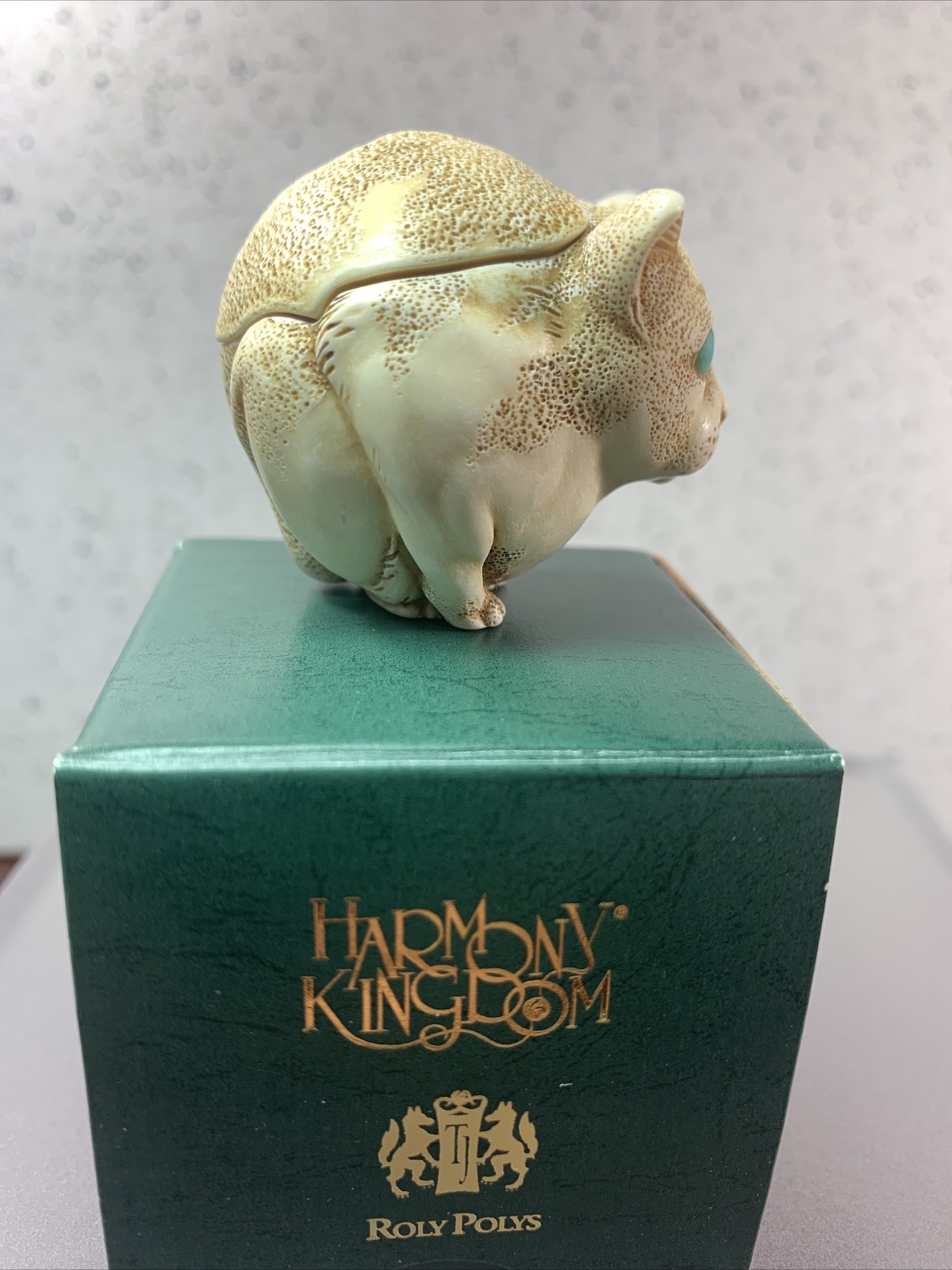 Harmony Kingdom Roly Polys Cat Handcrafted Figurine By Master Carver Adam Binder