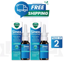 Vicks Sinex Micromist Decongestant Nasal Spray 15ml-PACK OF 2