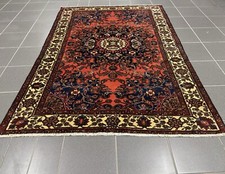 Perserteppich  Alt Hamadan 140 / 195 cm( FRISCH GEWASCHEN)