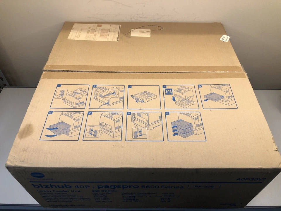 NEW Konica Minolta Bizhub 40P PagePro 5600 PF-505 Lower Feeder Unit P/N: A0FG0Y2 - Image 4 of 4
