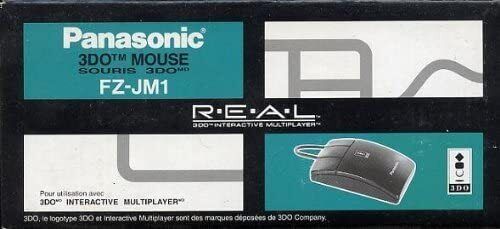 Controlador de ratón Panasonic 3DO FZ-JM1 negro controlador multijugador interactivo - Imagen 1 de 1