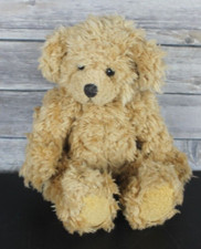 Russ Trevor Brown Teddy Bear Stuffed Toy Hard Eyes Plush Super Soft 13" Long