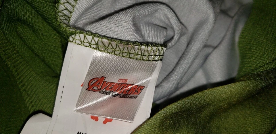 AVENGERS HULK ФУТБОЛКА МУЖСКАЯ РАЗМЕР СРЕДНИЙ НОВЫЙ С ЯРЛЫКАМИ - Изображение 4 из 4