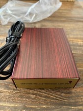UHF/VHF/FM Distribution Amplifier Wood Tone - Vintage