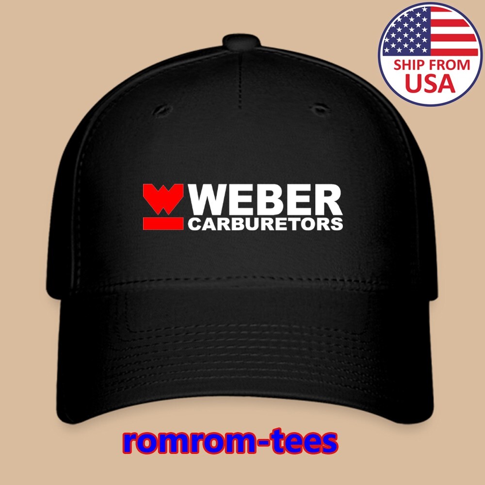 Weber Racing Carburetors Black Hat Baseball Cap Size S/M & L/XL