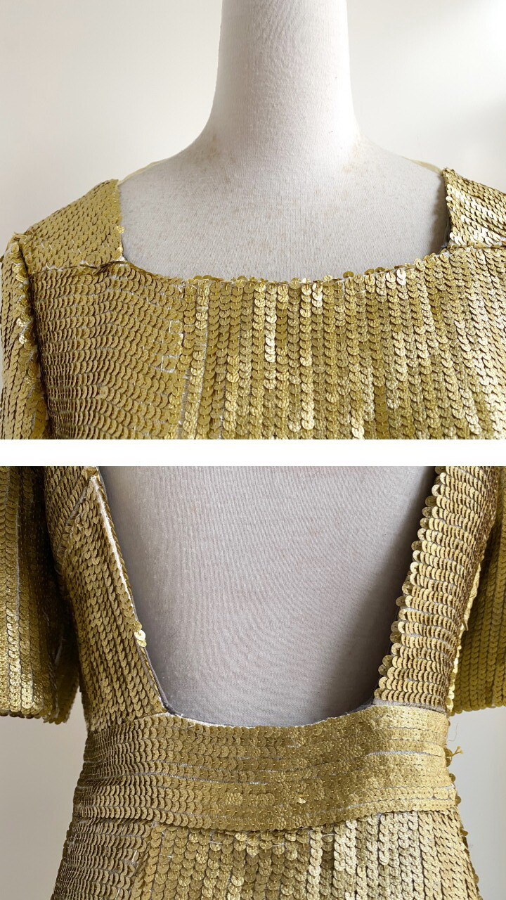 Abito paillettes passerella YVES SAINT LAURENT YSL 2006 F W per cappotto giacca borsa tacchi