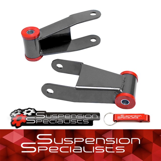 2" Rear Drop Lowering Shackles Kit For 19992007 Ford F350 Super Duty