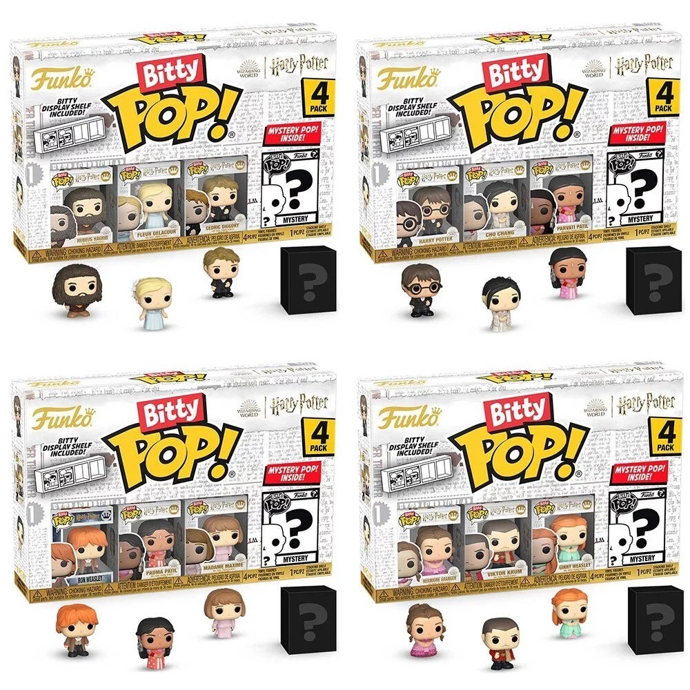FUNKO BITTY POP HARRY POTTER AND THE GOBLET OF FIRE 4-PACK RANDOM