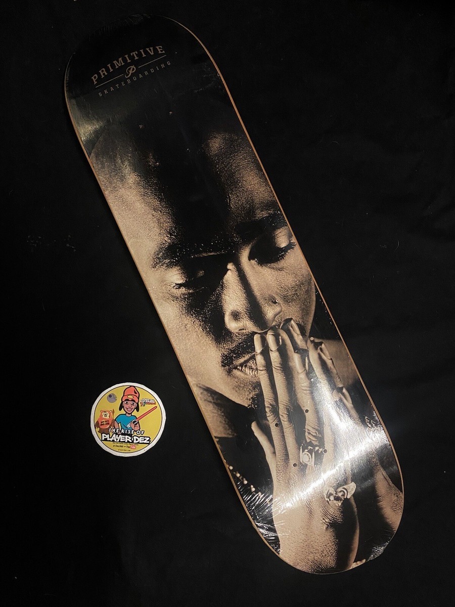 RARE 2PAC Primitive Skateboard Deck Tupac Shakur Death Row In