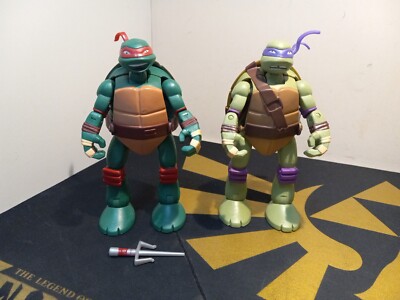 2014 Teenage Mutant Ninja Turtles TMNT Mutations Mutatin' Raph & Don Figures #2