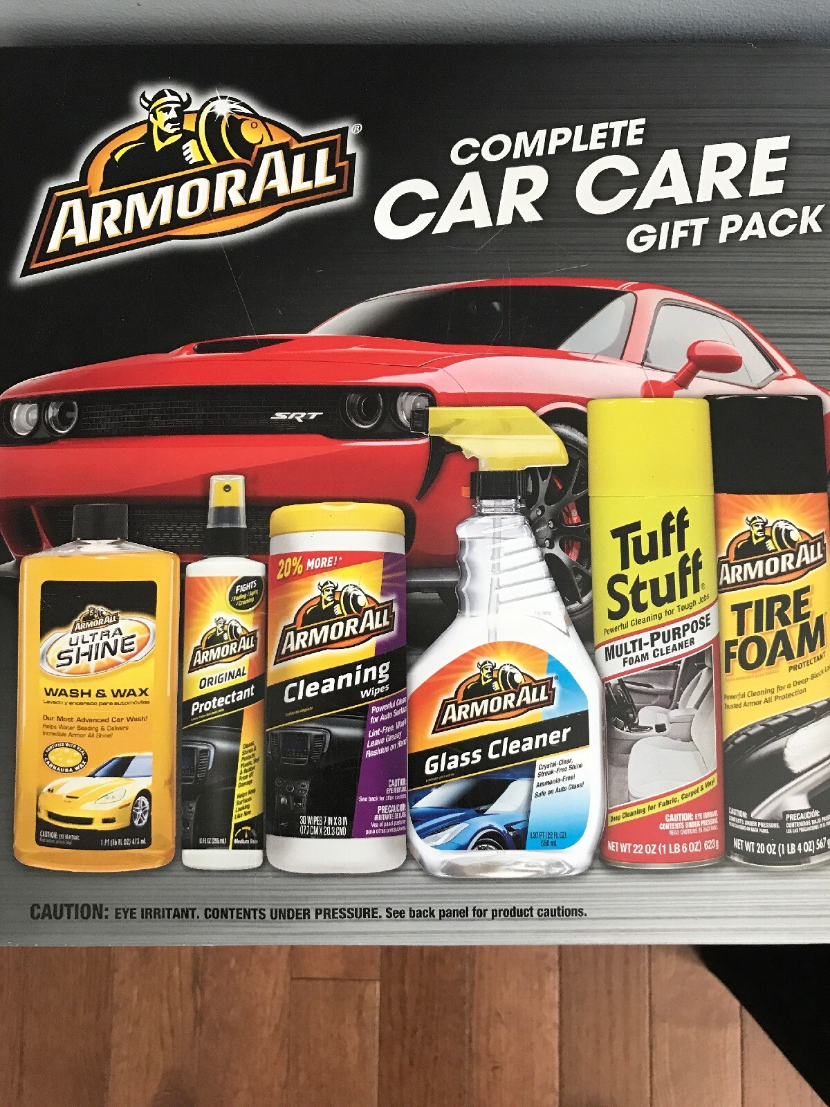 New Armor All Complete Car Care Gift Pack 6 Piece Kit Auto Detailing