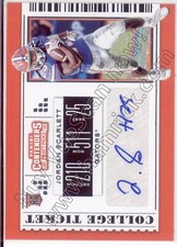 jordan scarlett rc rookie draft auto autograph florida gators uf college 2019