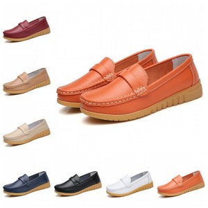 faux leather nursing shoes