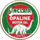 New Tin Signs Sinclair Opaline Round 2047