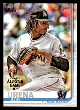 2019 Topps #20 Jose Urena All-Star Game Foil Stamp Extra 35% Off 4+
