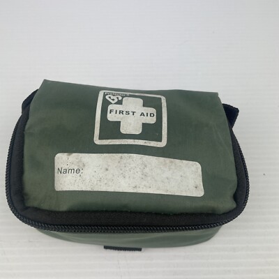 Protector First Aid Kit Vinyl Case - Full of Items - Old