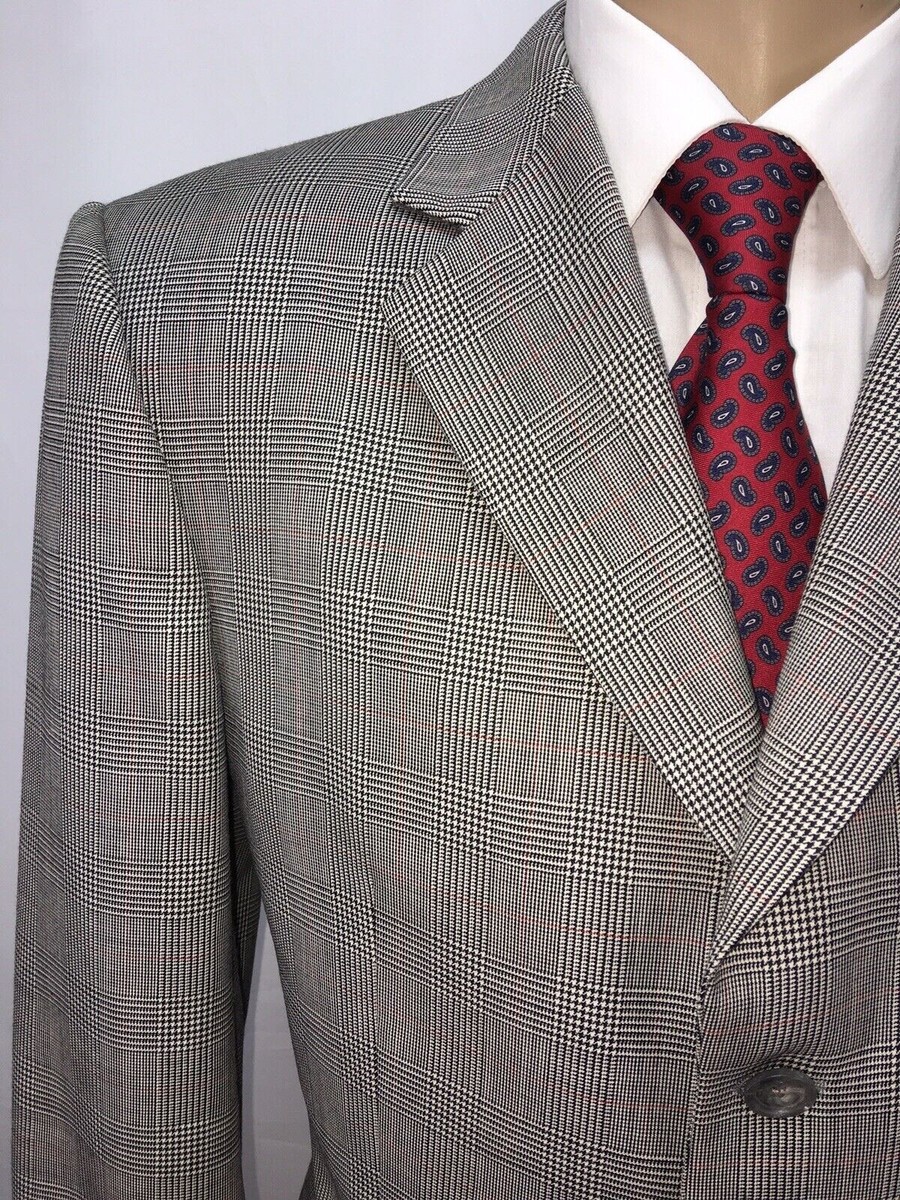 BURBERRY LONDON KENSINGTON MENS SUIT JACKET BLAZER SIZE 40R GREY