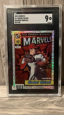 大谷翔平　2022 Panini Donruss Marvels No.M-9 2022 Panini Donruss - Marvels Shohei Ohtani #M-9 Diamond for