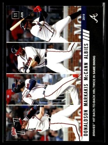 2019 Topps Now 360 Josh Donaldson / Nick Markakis / Brian McCann / Ozzie Albies