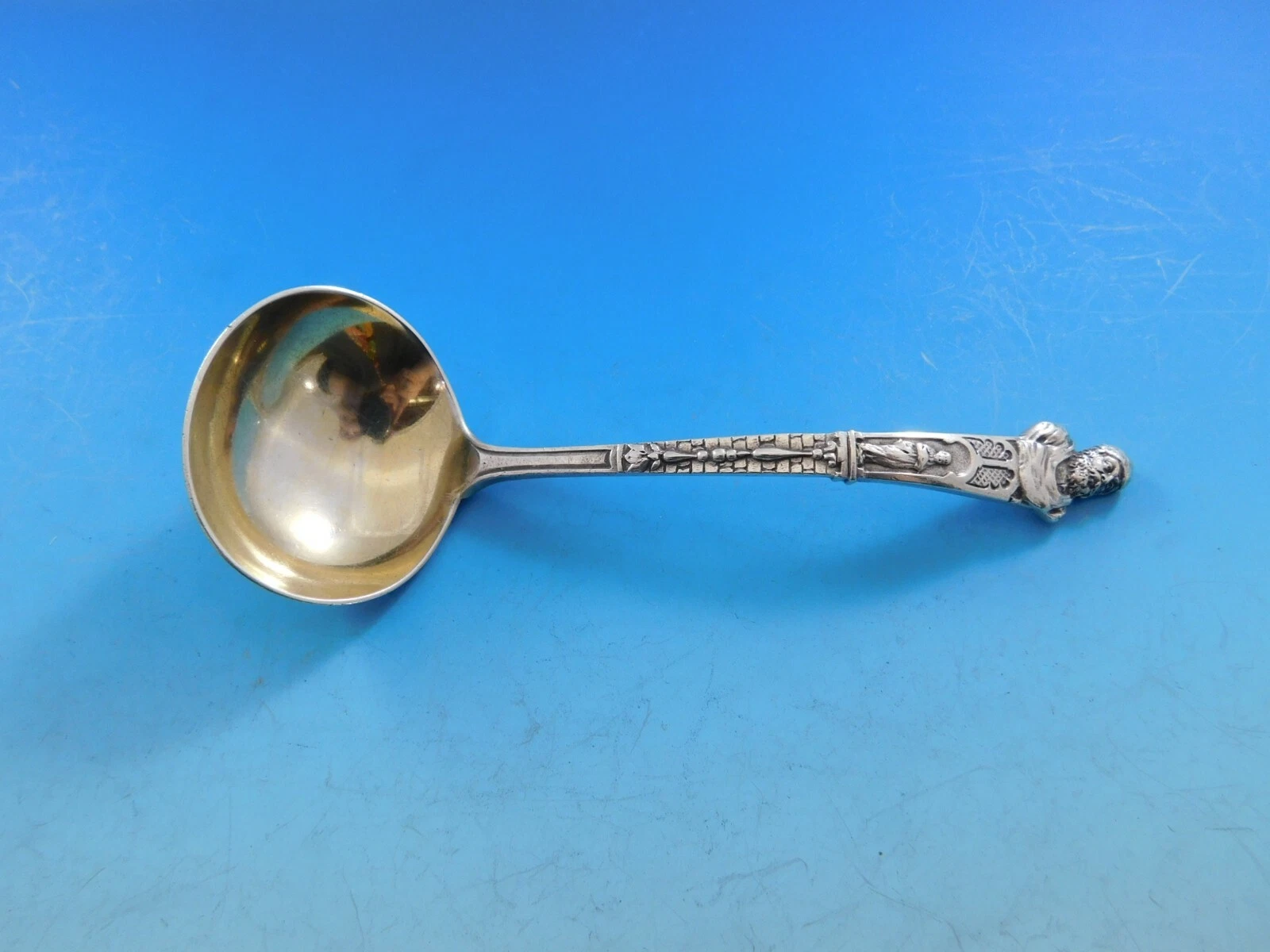 Old Masters by Gorham Sterling Silver Sauce Ladle Gold-washed Vischer 5 3/4"