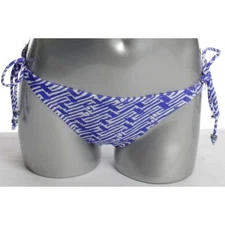 COLLECTION BY RAISINS Stringer Kini Womens L Swim Bikini Bottom String Blue Sale