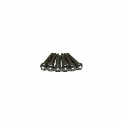 GRAPHTECH TUSQ Bridge Pins Martin 2 mm Black-White Dot, 6 pcs
