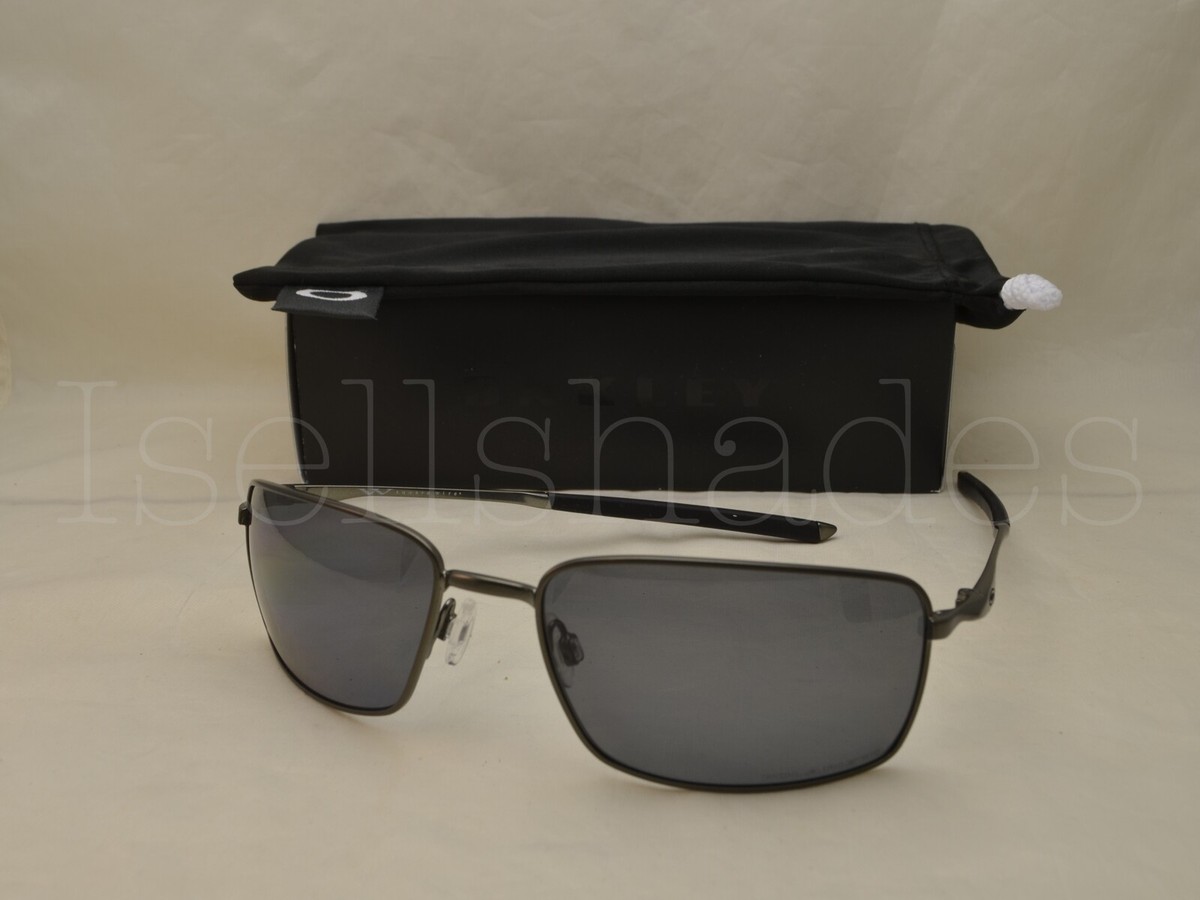 Oakley SQUARE WIRE (OO4075-04 60) Carbon with Gray Polarized Lens