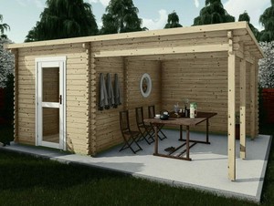 Saunahaus Trontheim 1 Plus Gartensauna Gartenhaus Sauna Aussensauna Ofen Optional Ebay