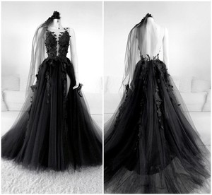 ebay black wedding dress