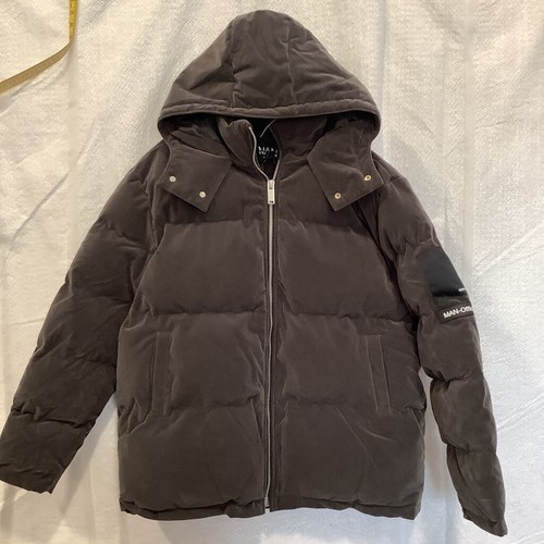 Boohooman Mens Velvet Puffer Jacket 