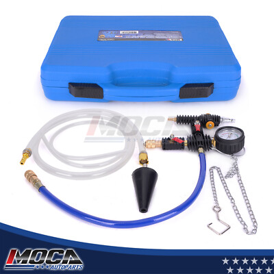 Radiator Cooling System Vacuum Purge & Refill Tool Kit with Adapter Case Hose