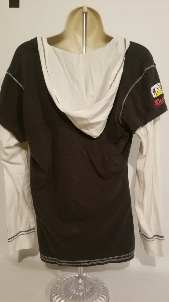 Camiseta Nascar Jeff Burton Chase Authentics para mujer XL manga larga algodón con capucha Foto 4 de 4