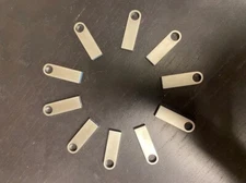 10 Pack Mini 64GB USB 3.2 Metal Super Speed Flash Drive Flash Memory w/ Lanyards