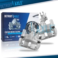 Pair Rear Brake Calipers w/ Bracket Assembly for 2001 2002 2003 Mazda Protege5