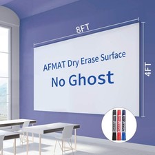 White Board Paper, 8x4 ft Dry Erase White Board Sticker, Peel and Stick White...