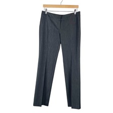 Nine West Women's Black Dark Gray Trousers Career Pant Size 6 "The Trouser"
