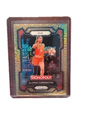 2024 Panini Prizm Monopoly WNBADiJonai Carrington #17 Millionaire Gold 048/500