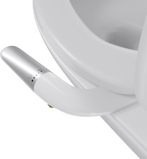 Left-Hand Bidet Attachment   Non-Electric, Ultra-Slim Toilet Bidet for Rear  Fe