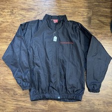 Vintage 1980’s Team Porsche Black Windbreaker Zip Up Size M/L RARE