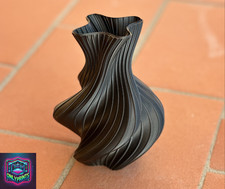 Elegant Spiral Twist Vase - Handmade Modern Decor Sculpture for Flowers
